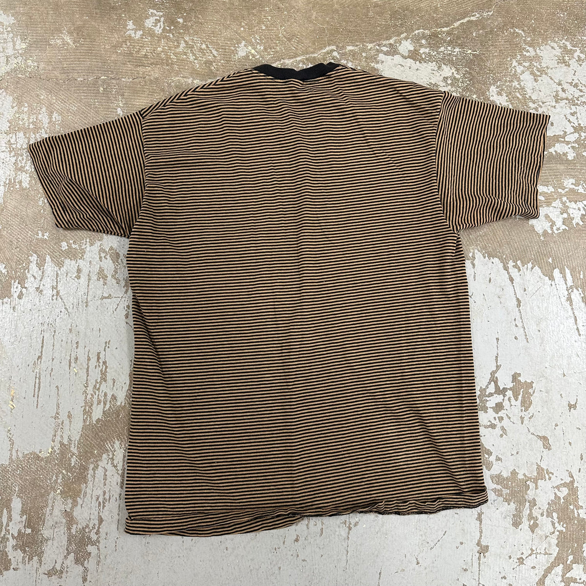 1990’s Gap Black Striped Ringer T-Shirt Medium