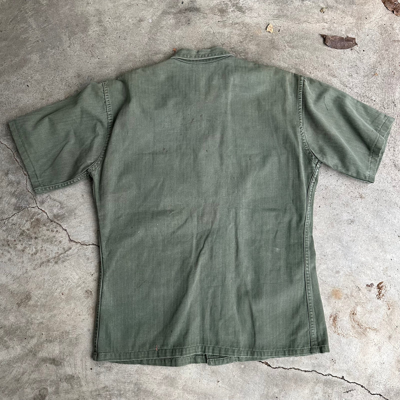 1950’s Short Sleeve USMC P-53 HBT Utility Jacket Medium