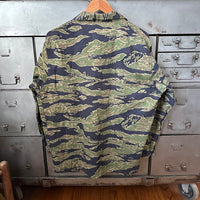 1960’s/70’s Late War Lightweight Tiger Stripe Shirt US Large