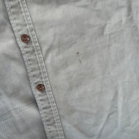1940’s Dickies Khaki Cotton Work Shirt Large