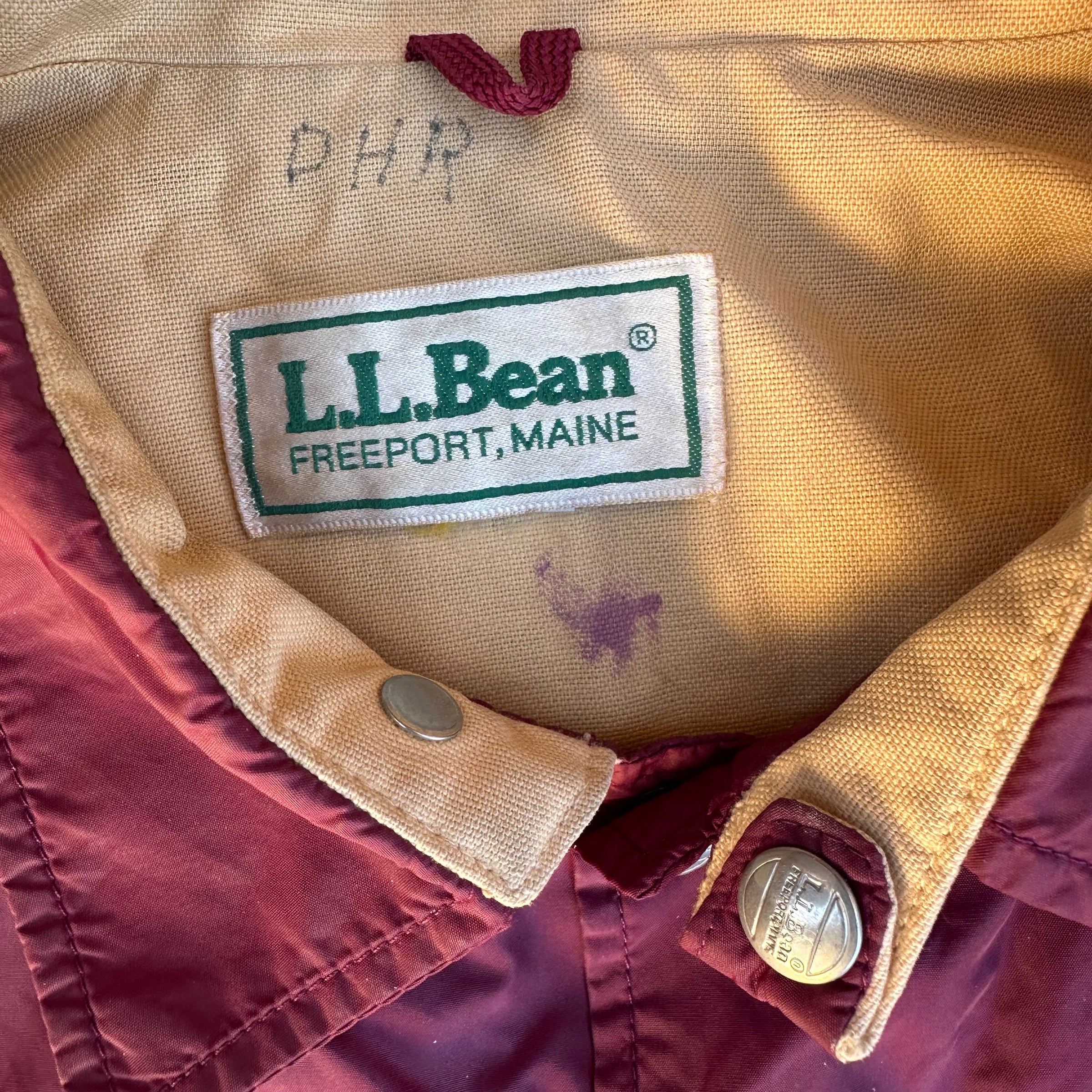 1980’s LL Bean Chamois Lined Nylon Coach Jacket Large