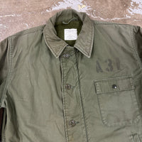 1970’s Stenciled USN A-2 Deck Jacket Large