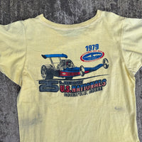 1970 NHRA Spring Nationals Drag Racing T-Shirt Medium