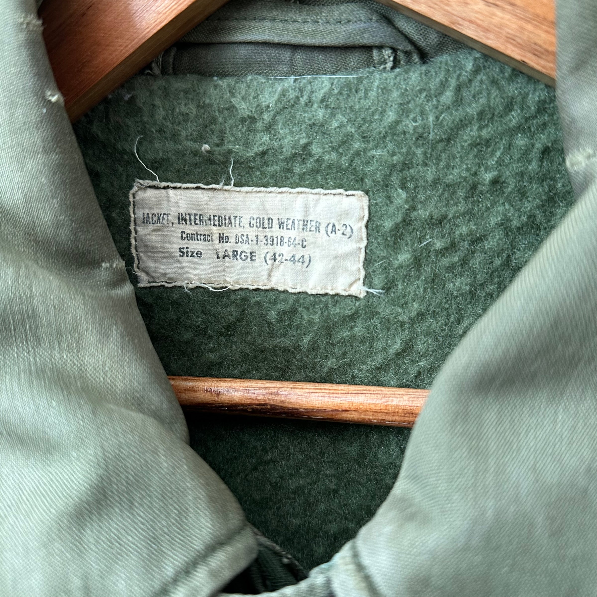 1960’s First Pattern Stenciled A-2 Deck Jacket Large