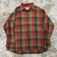 1960’s/70’s McGregor Wool Plaid Shirt Large