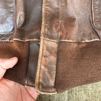 1940’s WWII Named A-2 Leather Flight Jacket