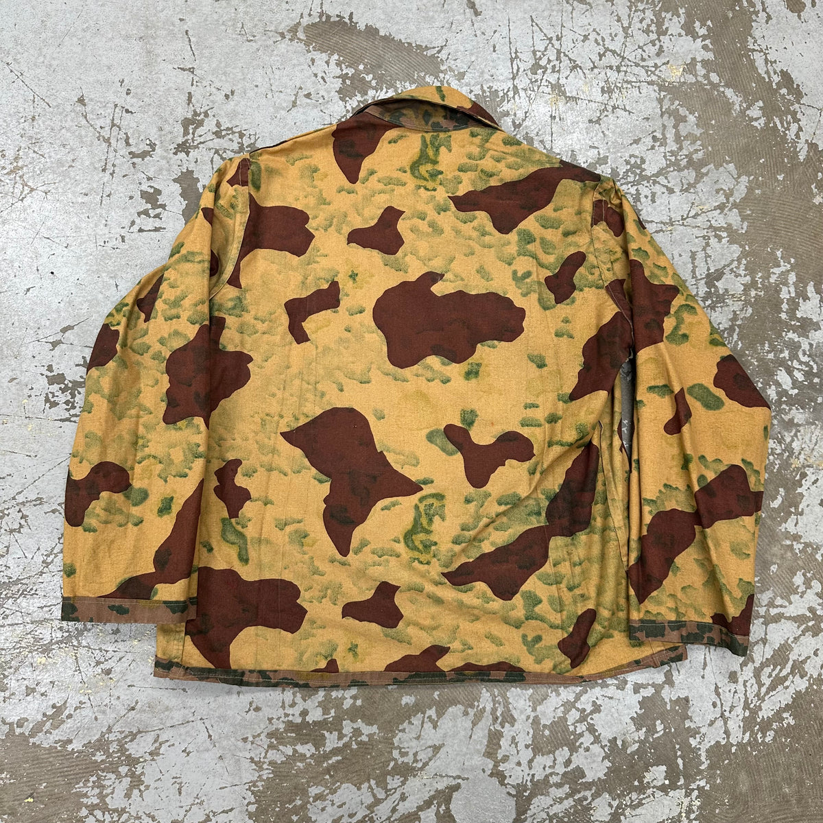 1960’s/70’s Reversible Egyptian Military Rocks/Sand Camo Jacket Large