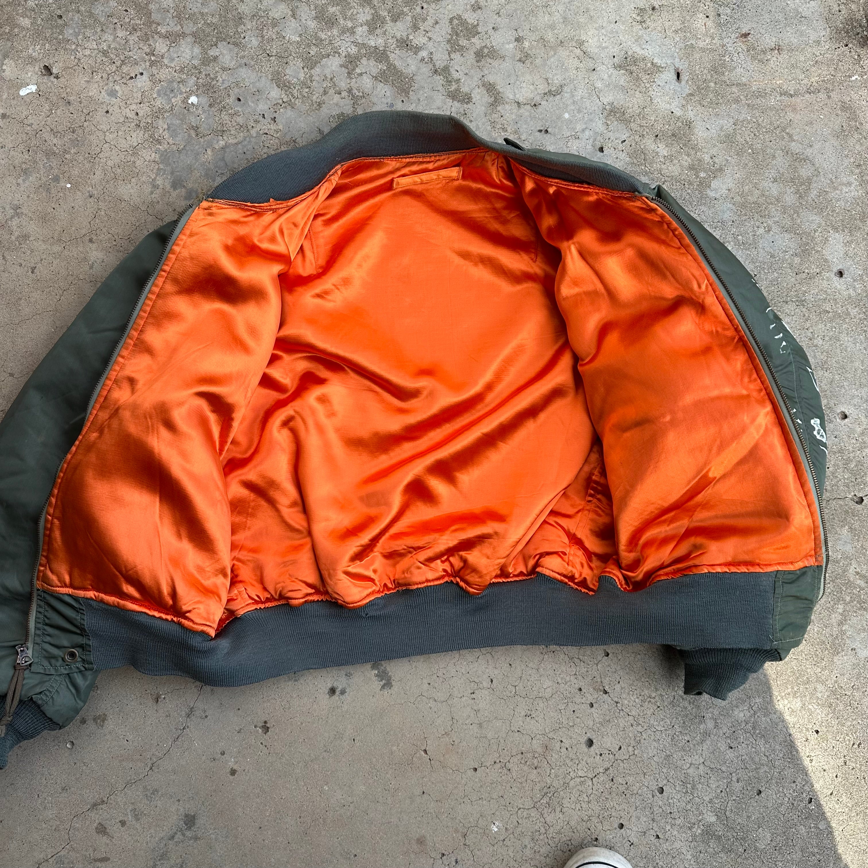 60's USAF L2B 実物　SKYLINE社製 XL ビッグサイズ 1960's USAF Skyline L-2B Flight Jacket XL – Little Chum Vintage