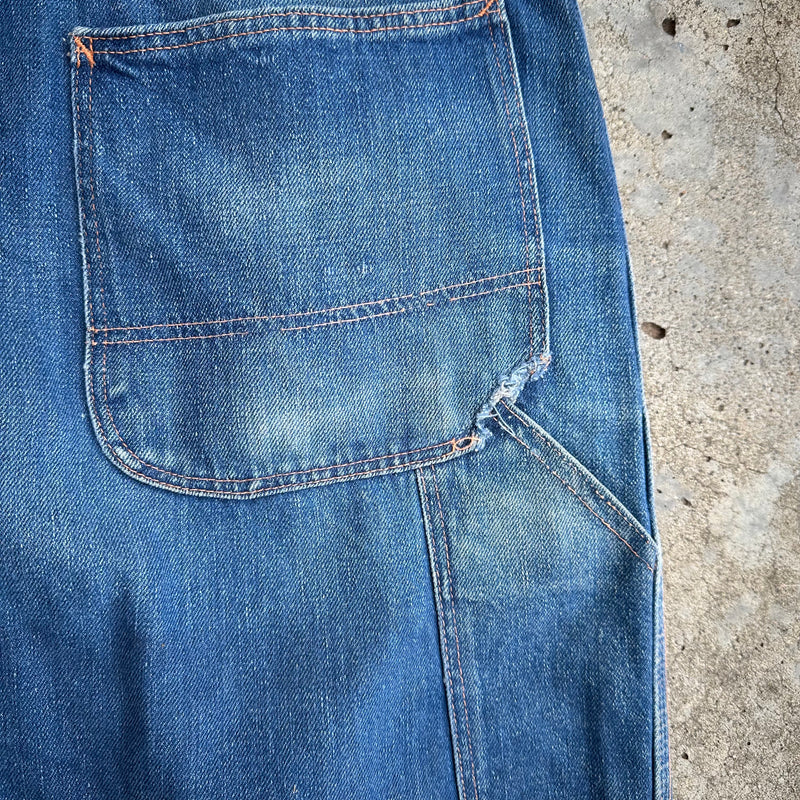 1950’s Powrhouse Denim Carpenter Jeans 32” x 25.5”