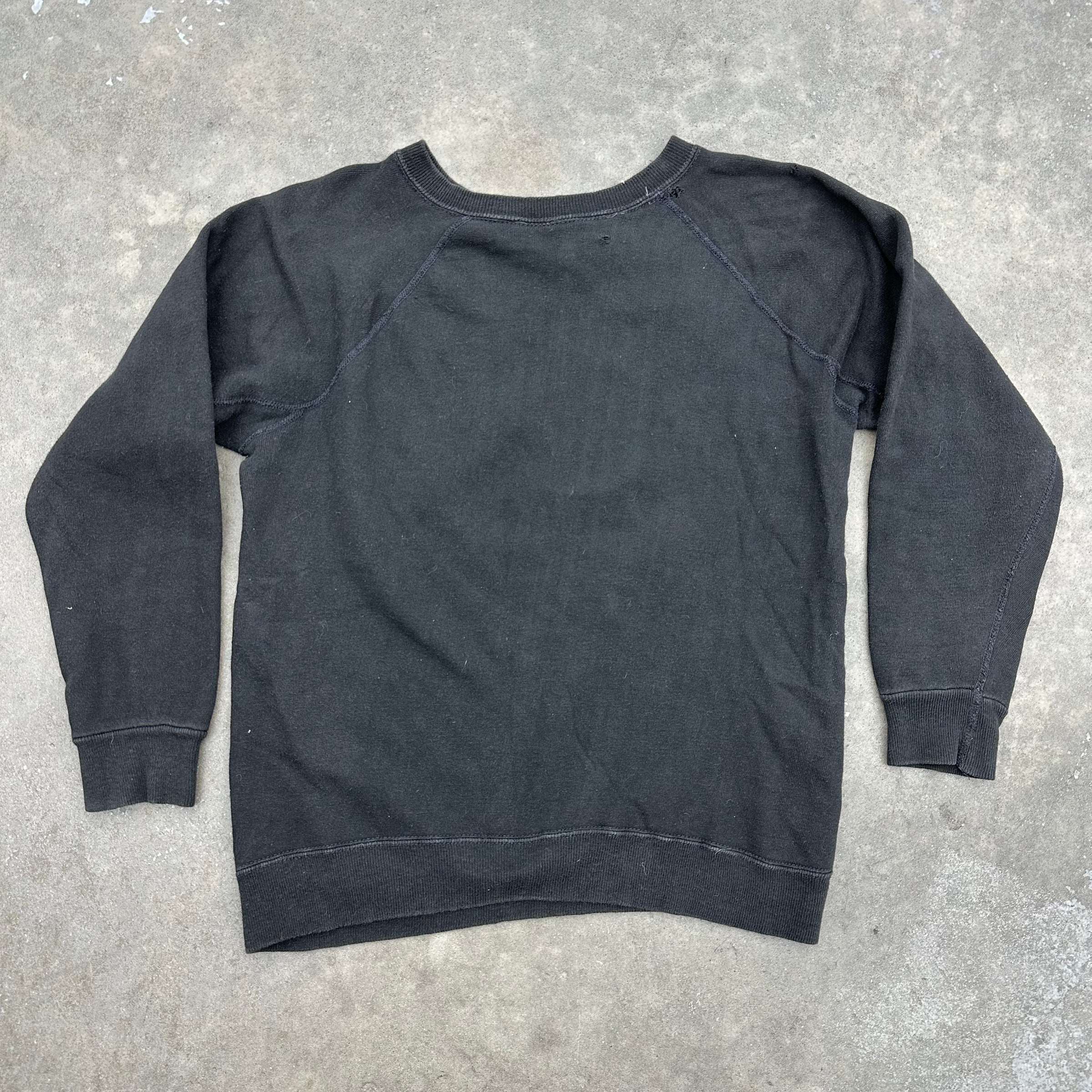 1960’s Northeast Rockets Flock Print Black Crewneck Sweatshirt Small