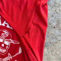 1980’s Paper Thin US Marines Mess with the Best Skull T-Shirt Small