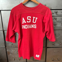 1970’s ASU Indians Champion Blue Bar Cotton Jersey Small