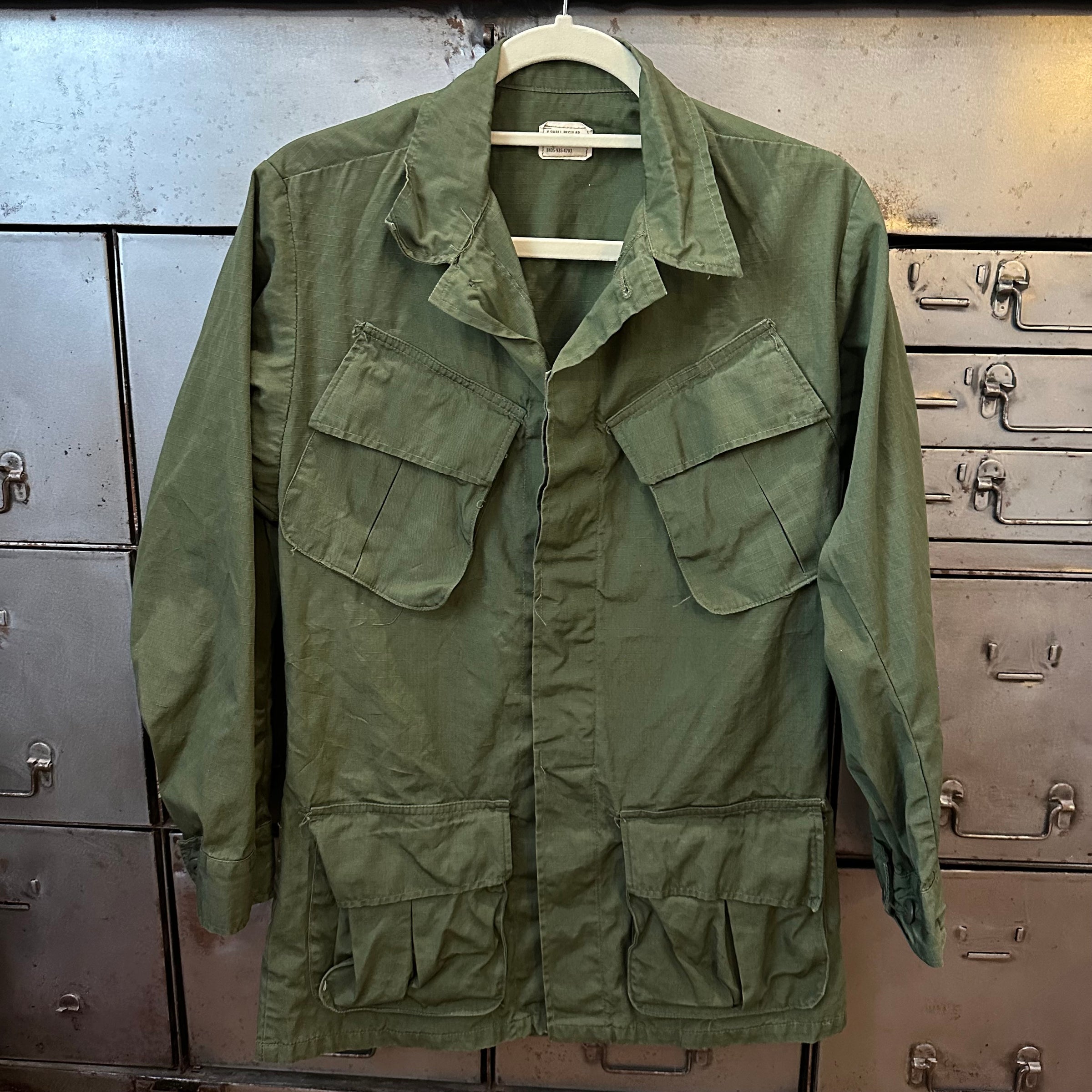 1960’s Vietnam War Deadstock Ripstop Jungle Jacket X-Small Regular