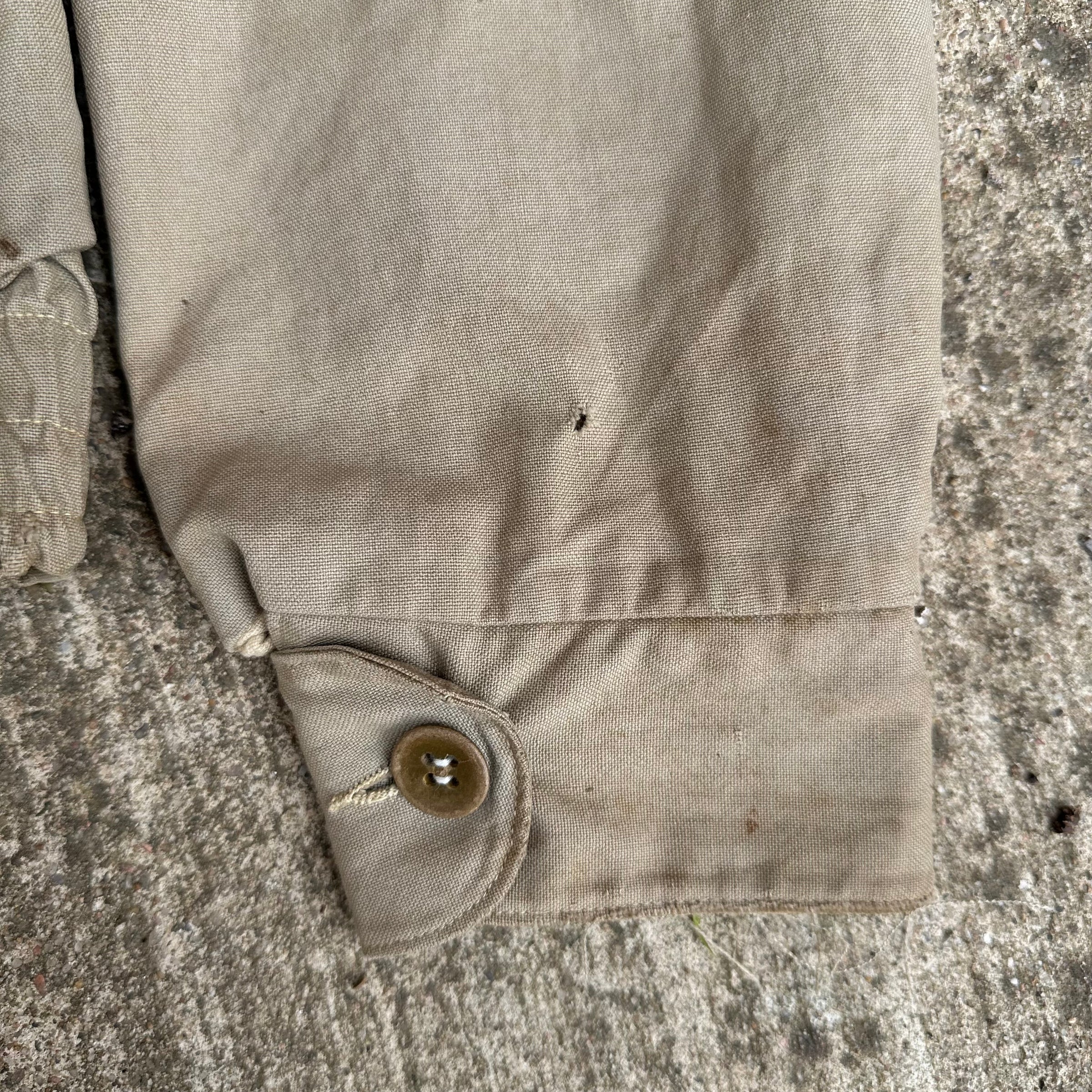 1940’s/50’s Montgomery Ward Flannel Lined Cotton Jacket