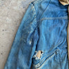 1960’s Maverick Blue Bell Sherpa Lined Denim Jacket Size 40