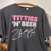 1988 Frank Zappa “Titties and Beer” Band T-Shirt Large