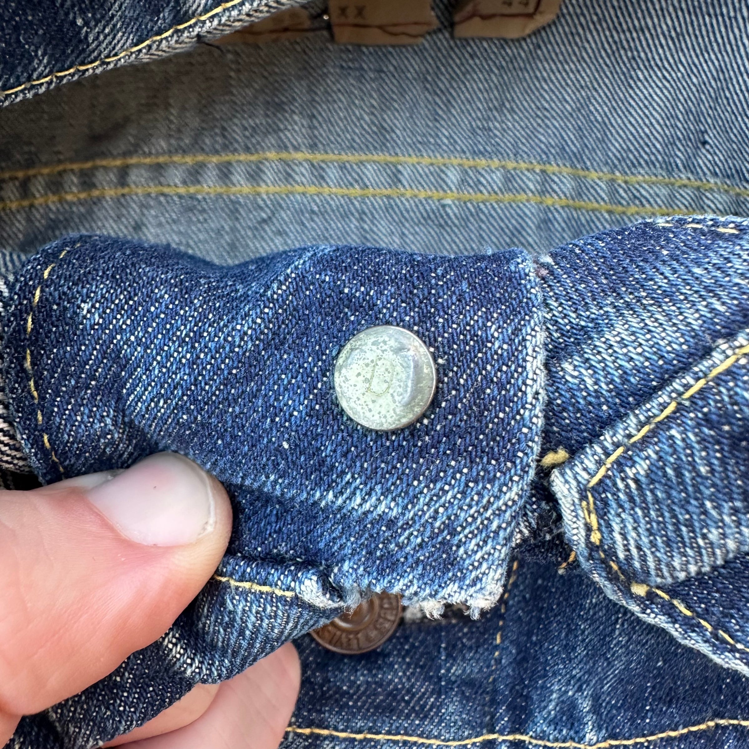 1960’s Levi’s 557 XX Denim Vest Size 44