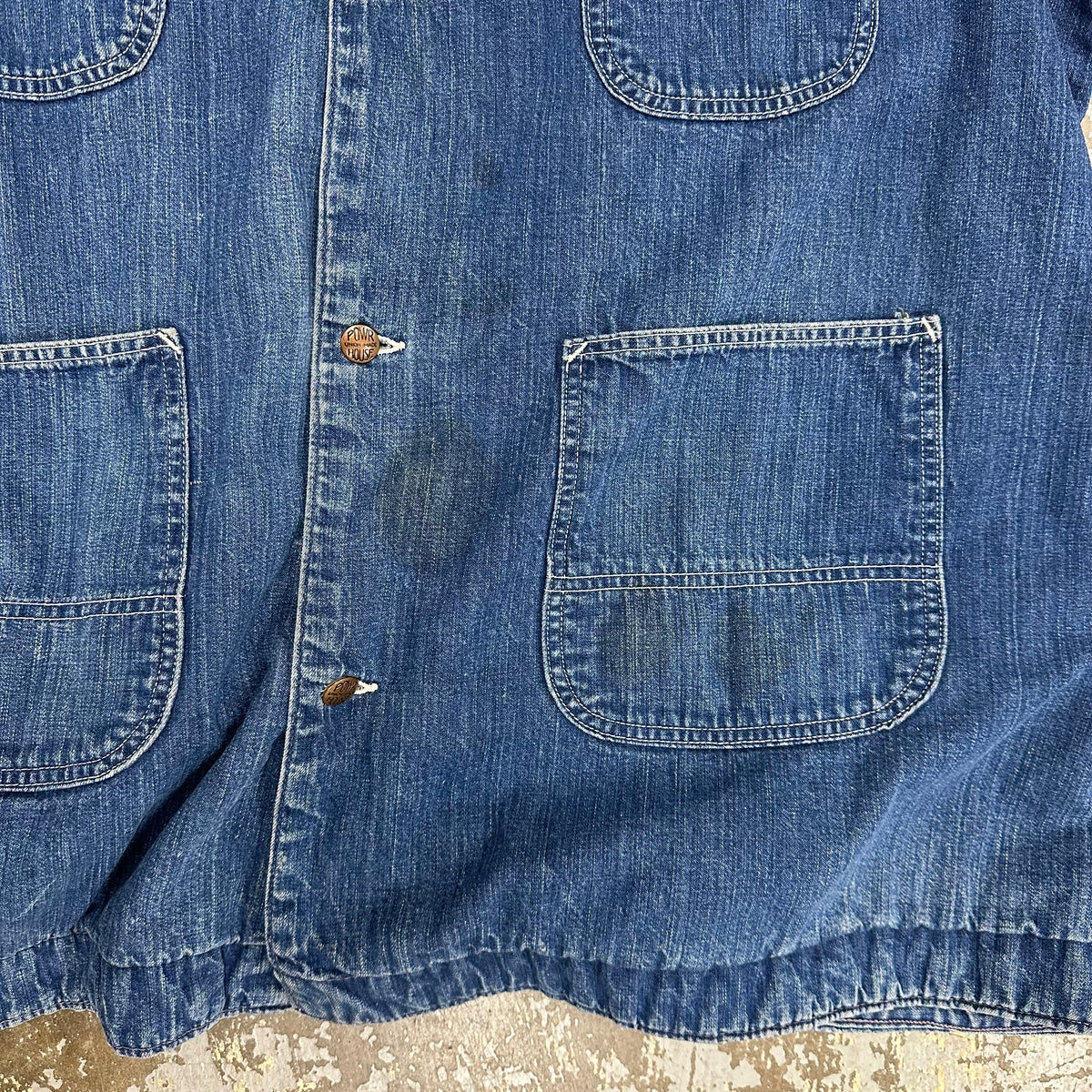1960’s Montgomery Ward PowrHouse Blanket Lined Denim Chore Jacket
