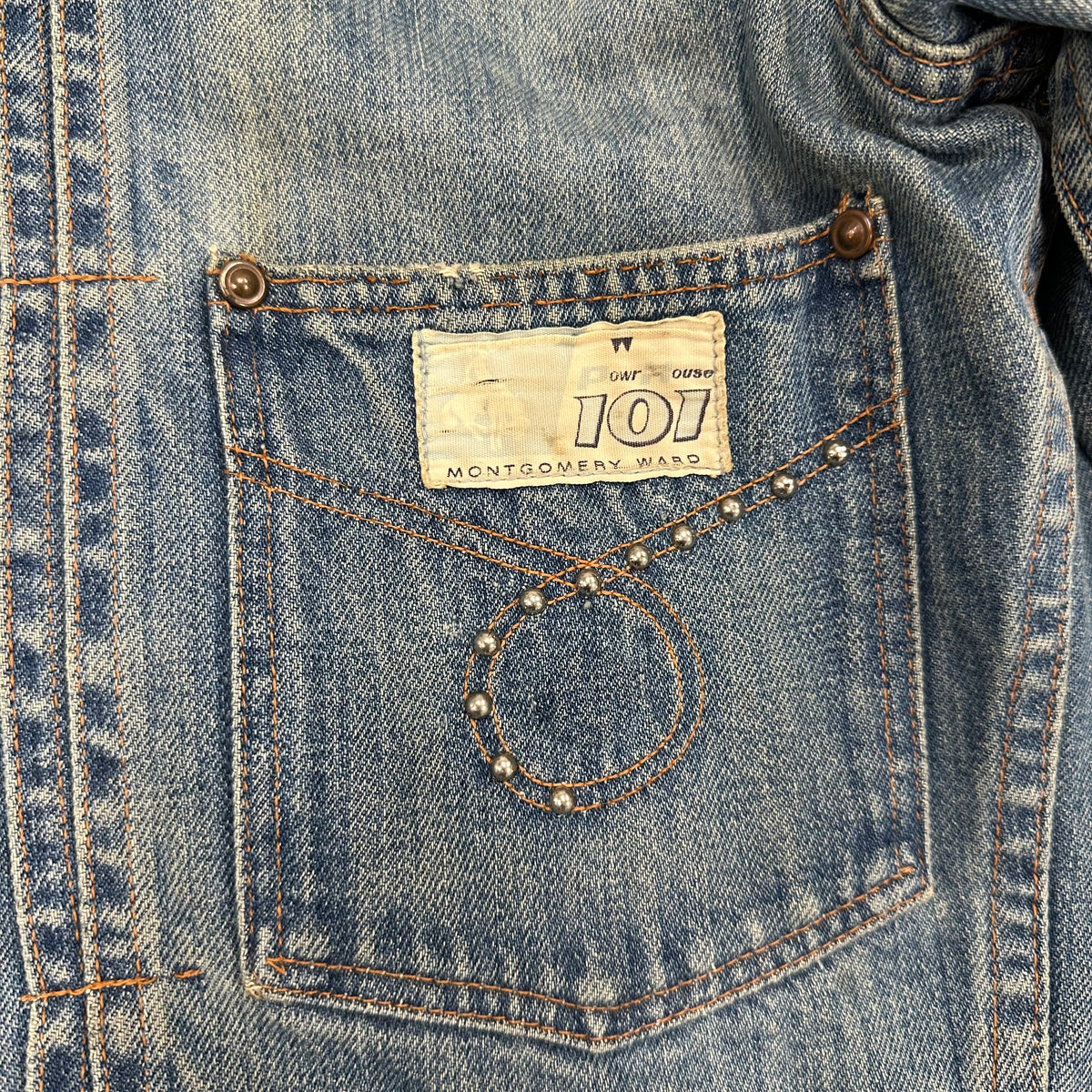 1950’s/60’s Montgomery Ward 101 Pleated Denim Jacket