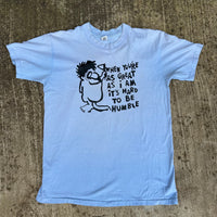 1970’s/80’s Hard to be Humble Caveman T-Shirt Medium