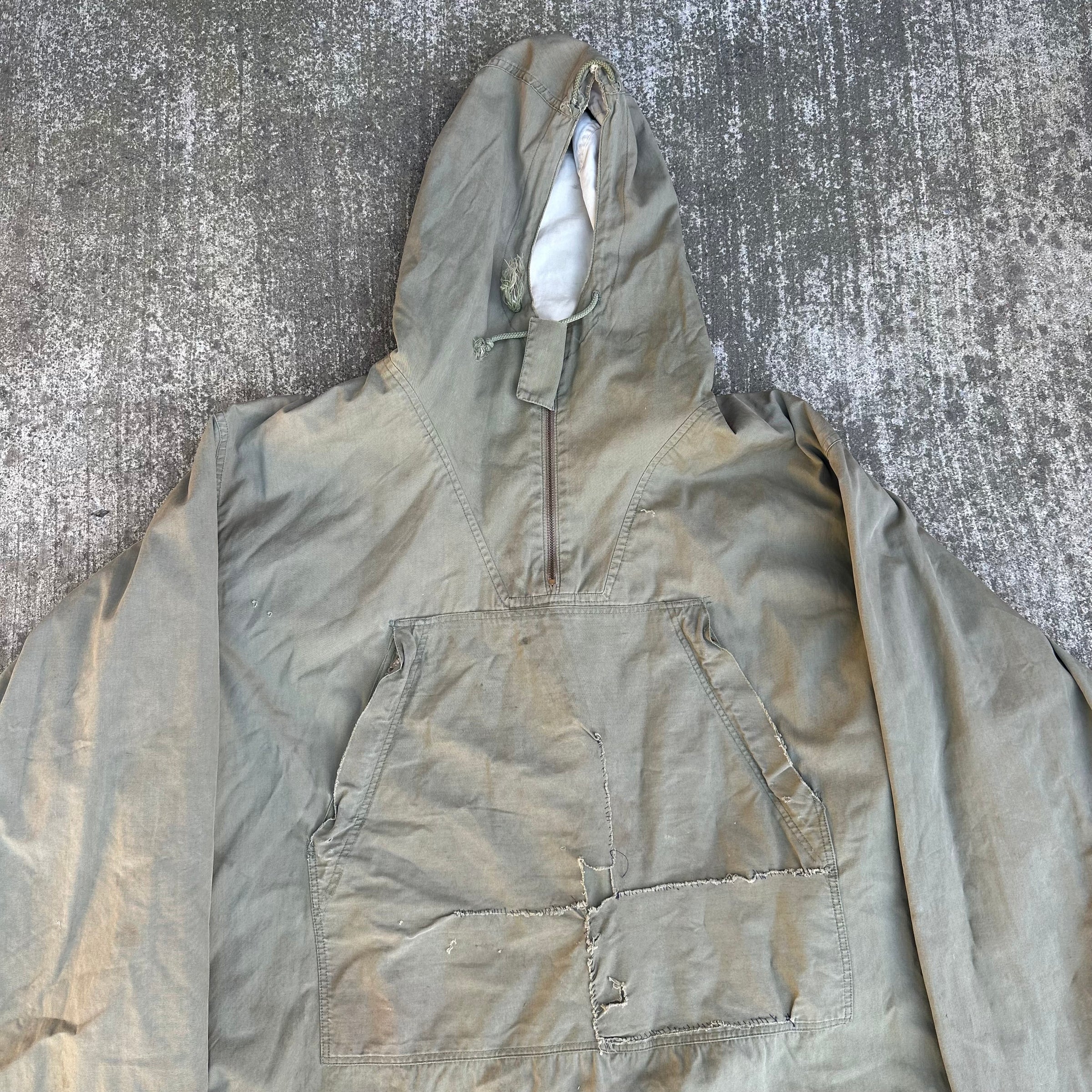 1940’s WWII Stenciled First Pattern Reversible Ski Parka
