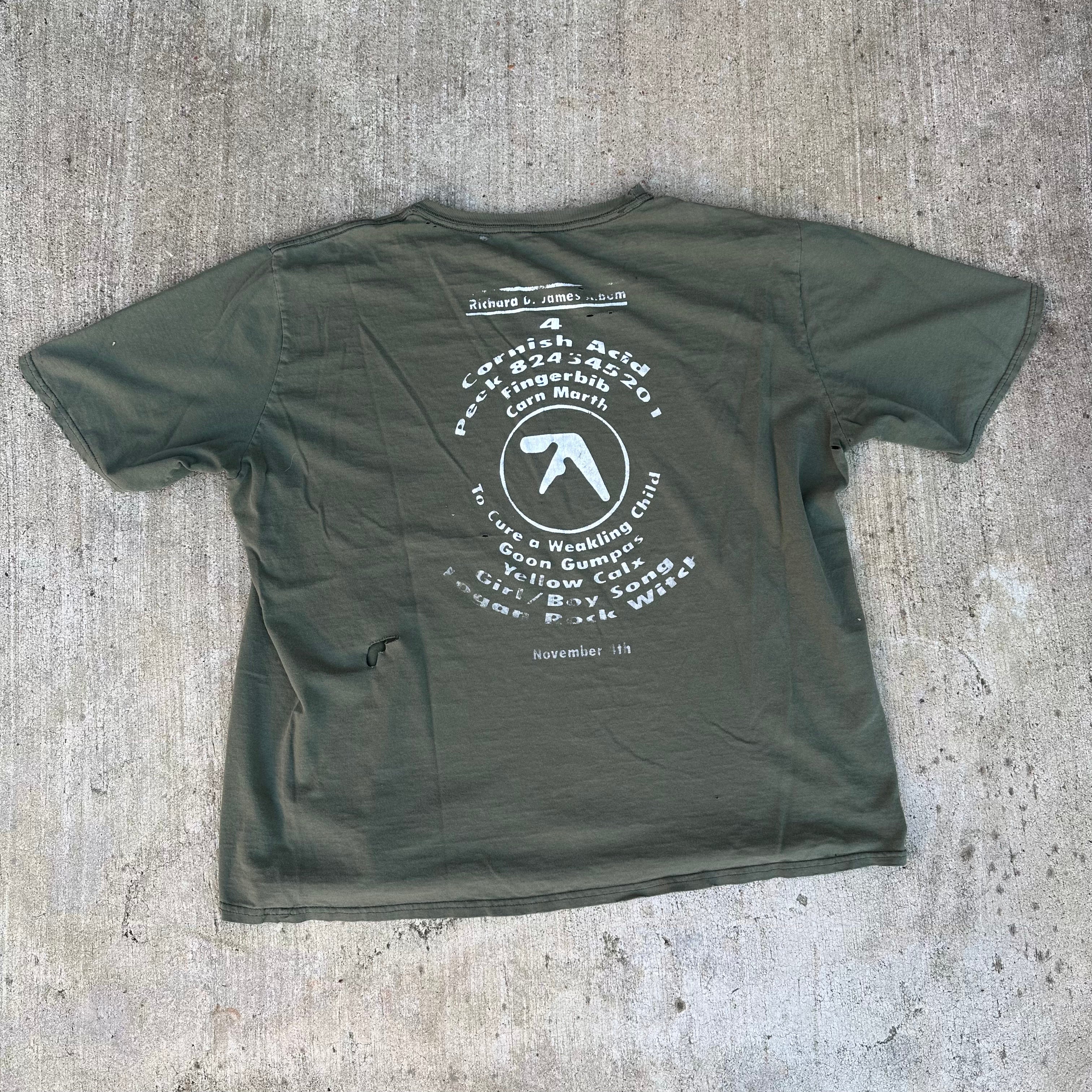 Modern Aphex Twin Bootleg T-Shirt Boxy XXL – Little Chum Vintage