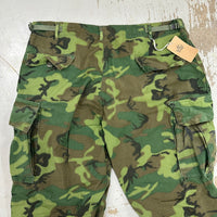 1960’s Mint Vietnam War ERDL Camo Ripstop Jungle Pants Large Short