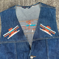 1970’s/80’s Levi’s Fresh Produce Denim Vest S/M