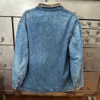 1960’s Penney’s Big Mac Blanket Lined Denim Chore Jacket 25” Chest
