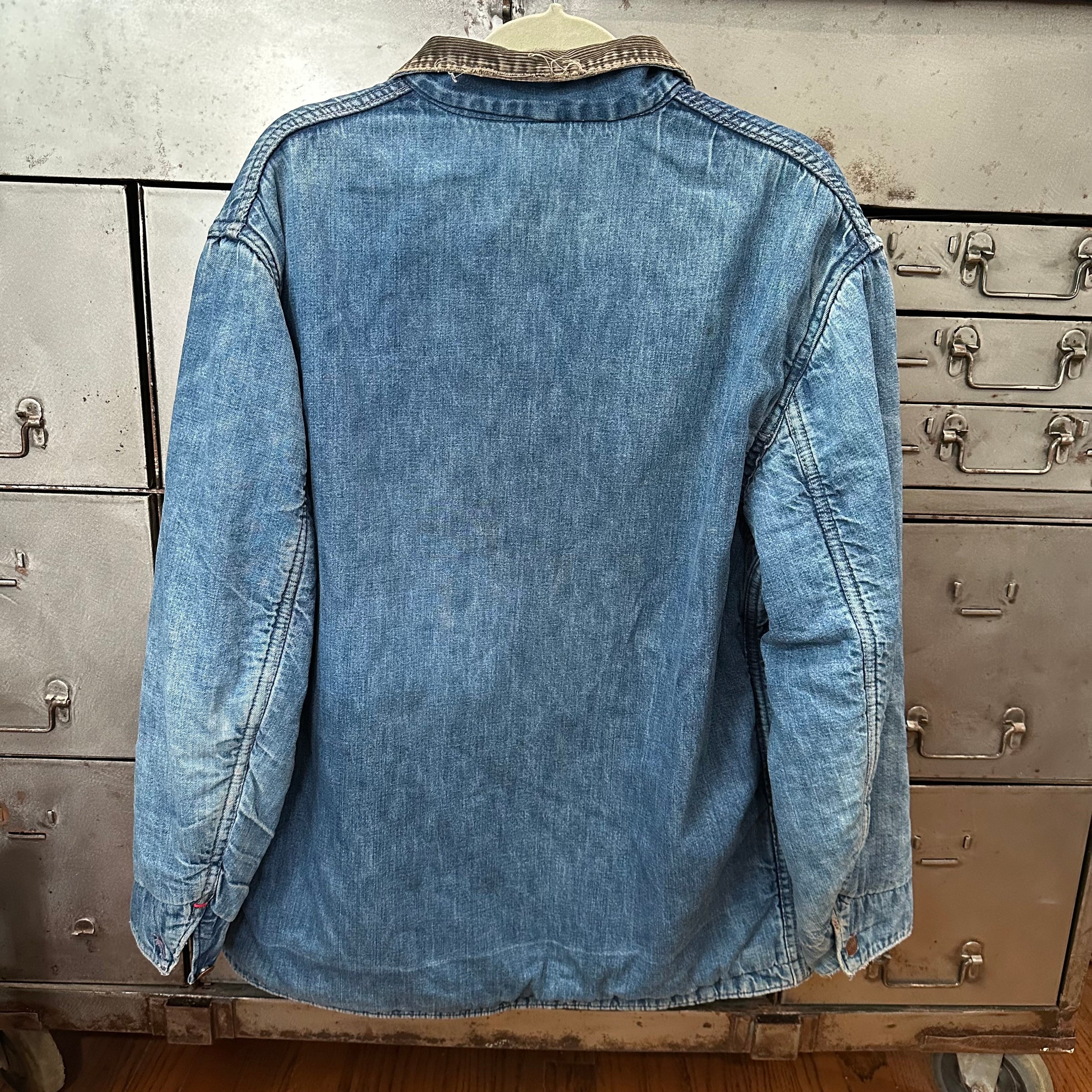 1960’s Penney’s Big Mac Blanket Lined Denim Chore Jacket 25” Chest