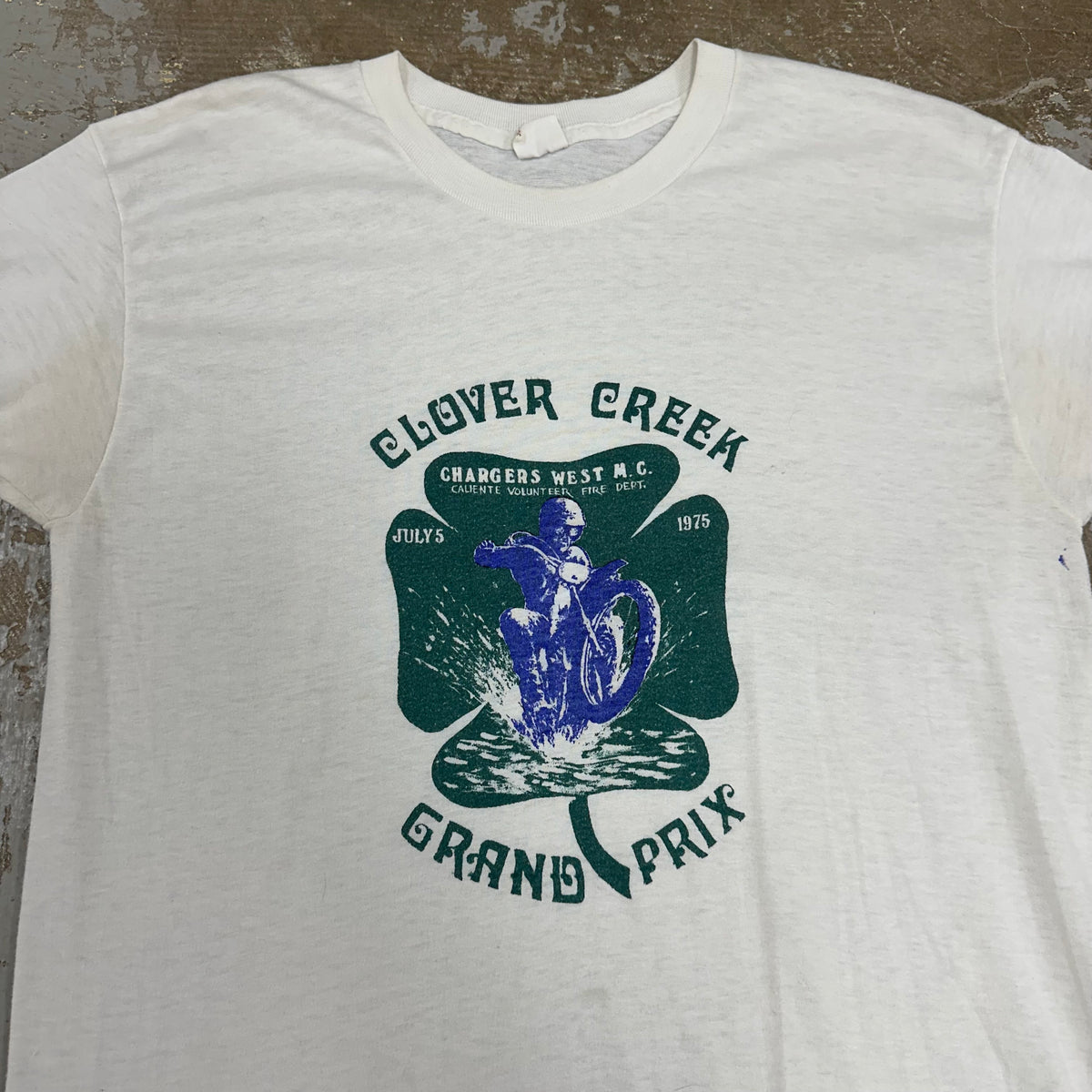 1970’s Clover Creek Grand Prix Motocross T-Shirt Medium