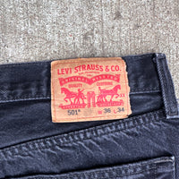 Black Levi’s 501 Denim Jeans 34” x 31”