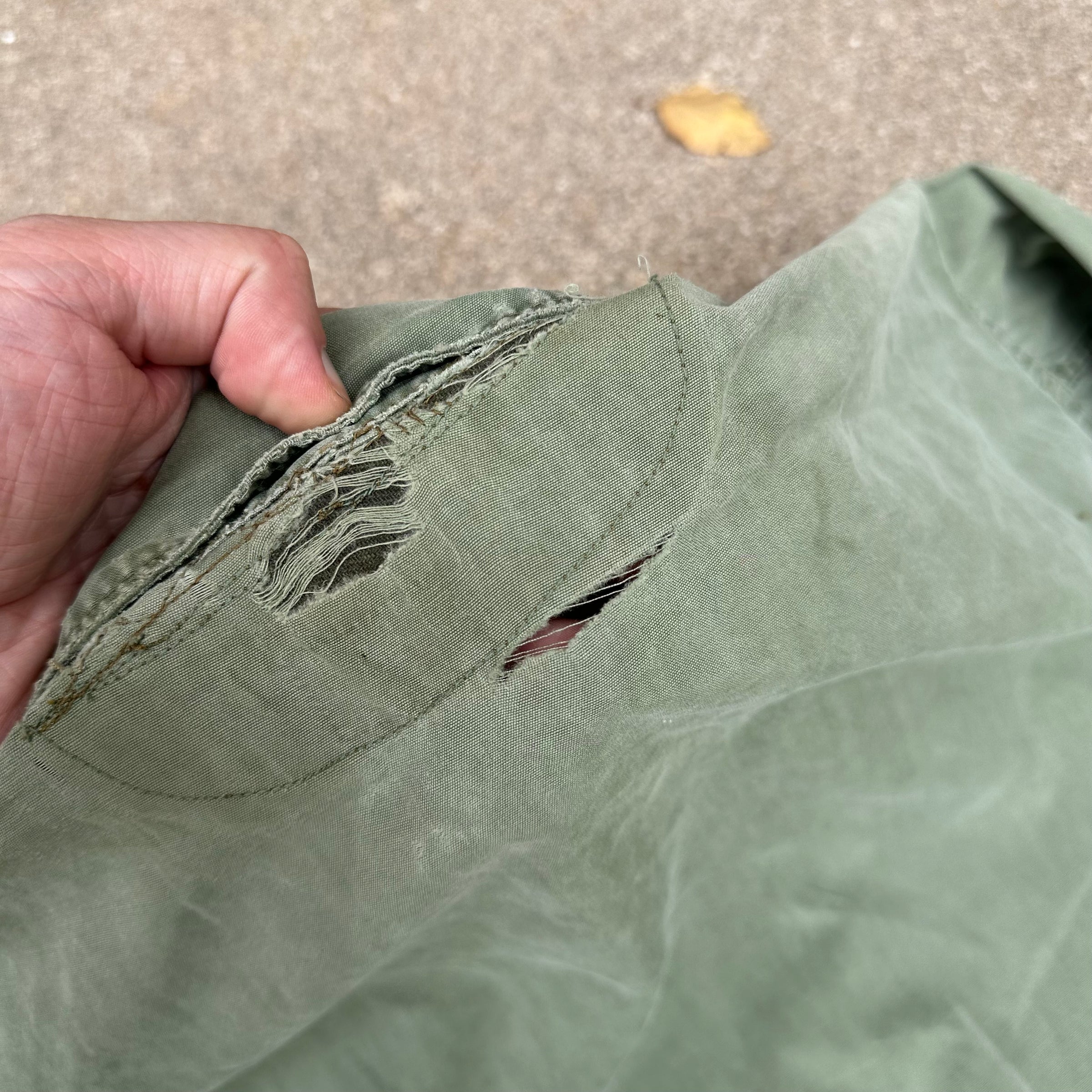 1960’s Vietnam War Second Pattern Poplin Jungle Jacket Large Regular