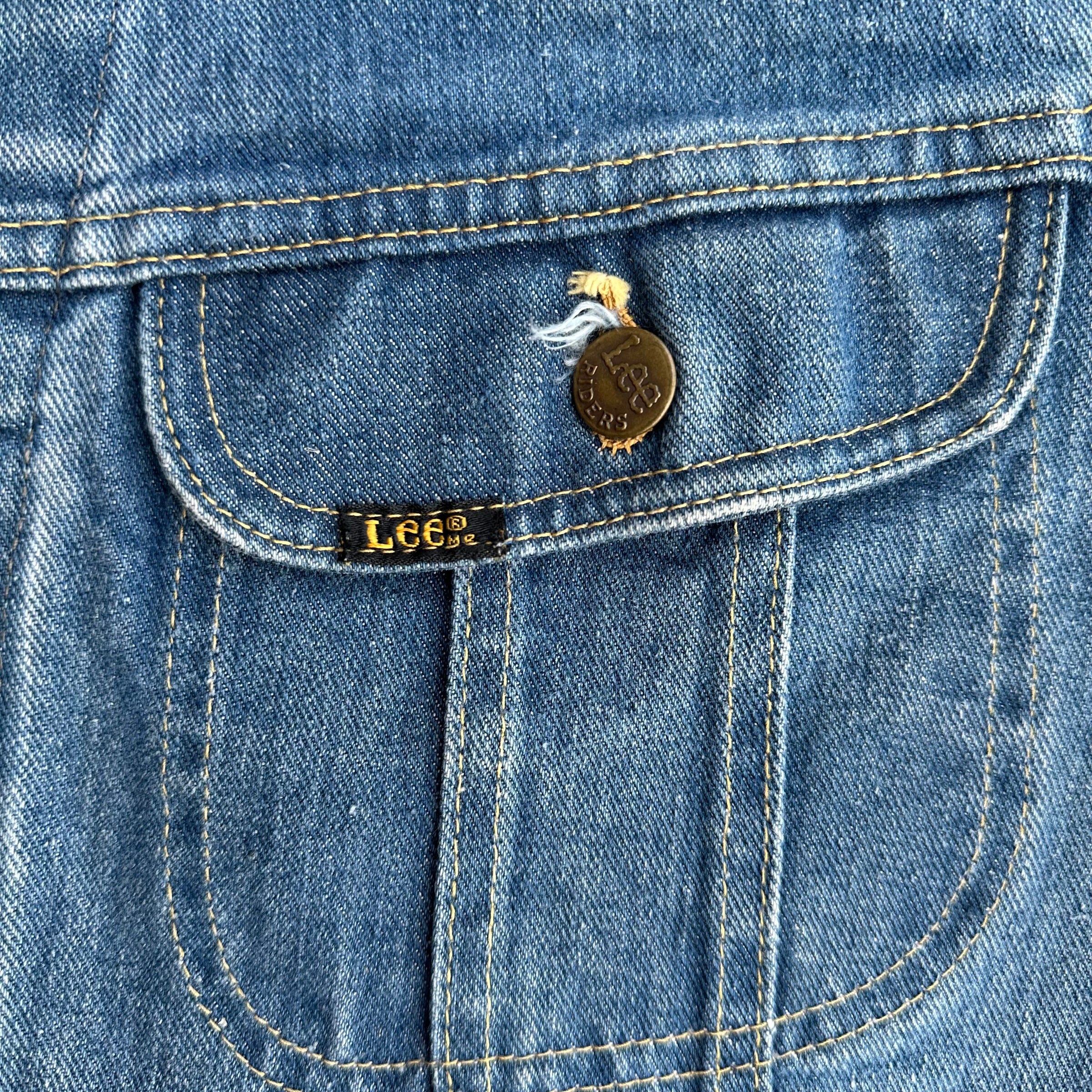 1970’s Lee 101J Denim Jacket 23” Chest