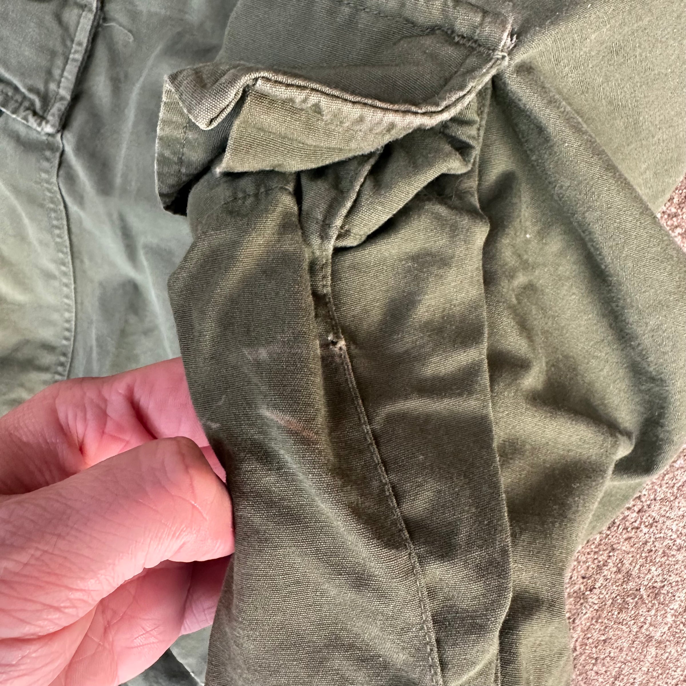 1960’s Vietnam War Poplin Jungle Pants Medium Short
