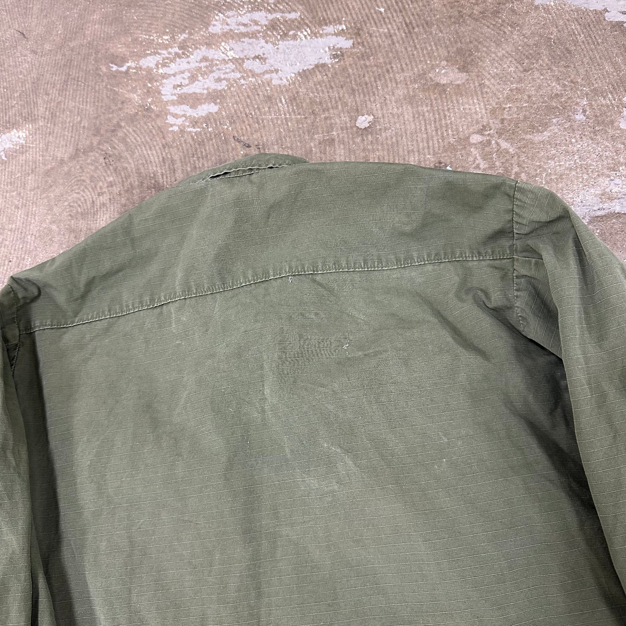 1960’s Vietnam War Patched 1st Cavalry Ripstop Jungle Jacket with CIB Small Short
