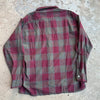 1960’s Arrow Ombre Check Cotton Loop Collar Shirt Medium
