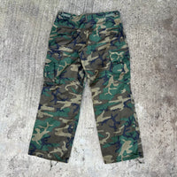 1970’s Vietnam War Deadstock ERDL Camo Jungle Pants Medium Short