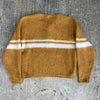 1960’s Henley Style Mohair Blend Cardigan Medium