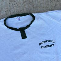 1980’s Deerfield Academy Champion Ringer T-Shirt XL