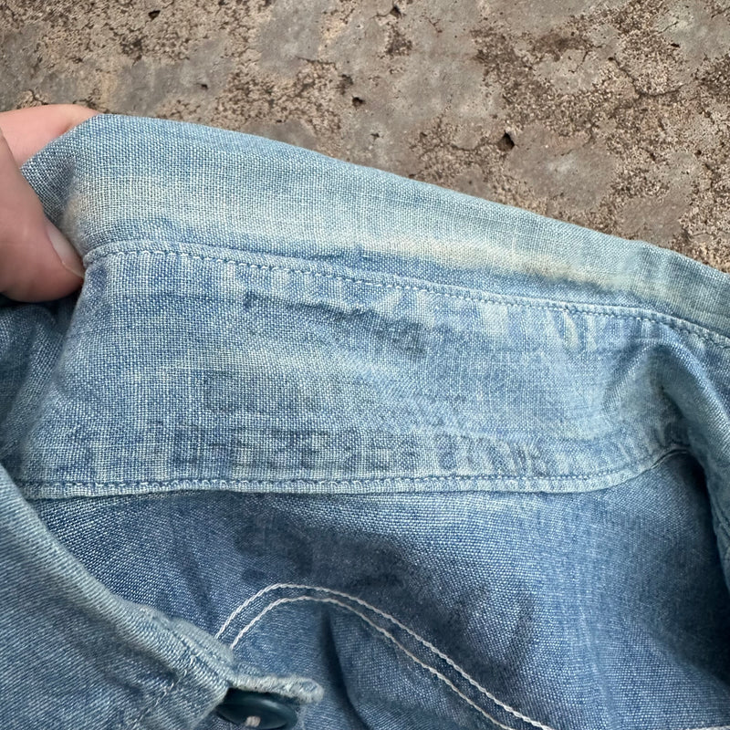 1940’s Stenciled USN Chambray Shirt