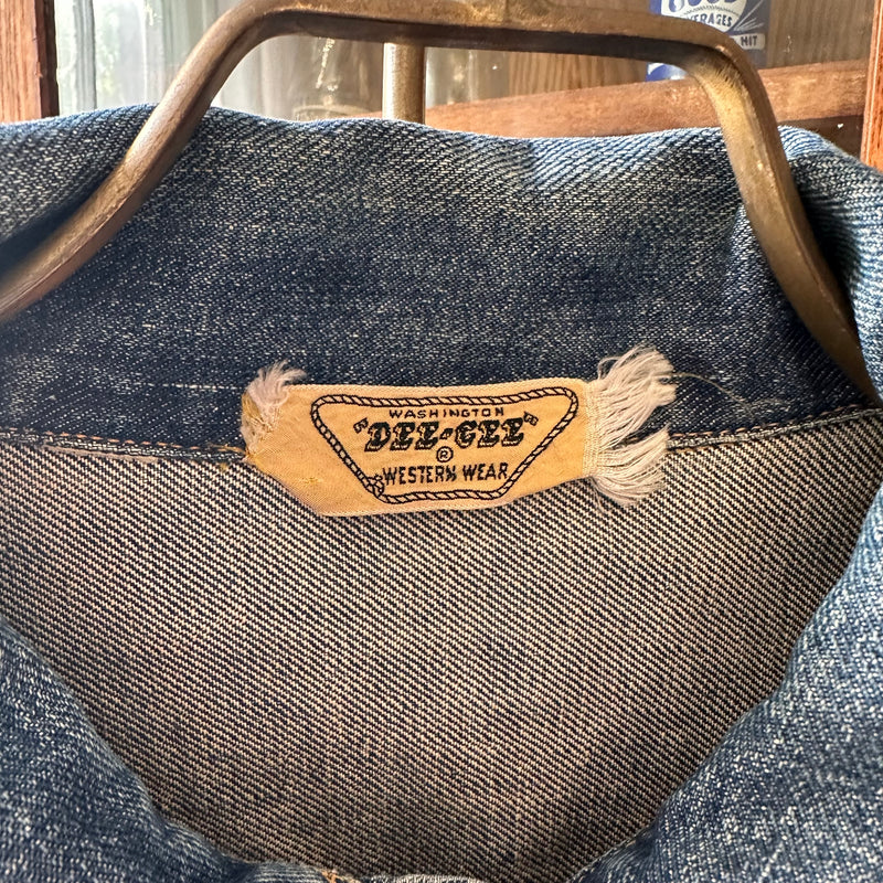 1950’s Washington Dee Cee Type 2 Style Denim Jacket Medium