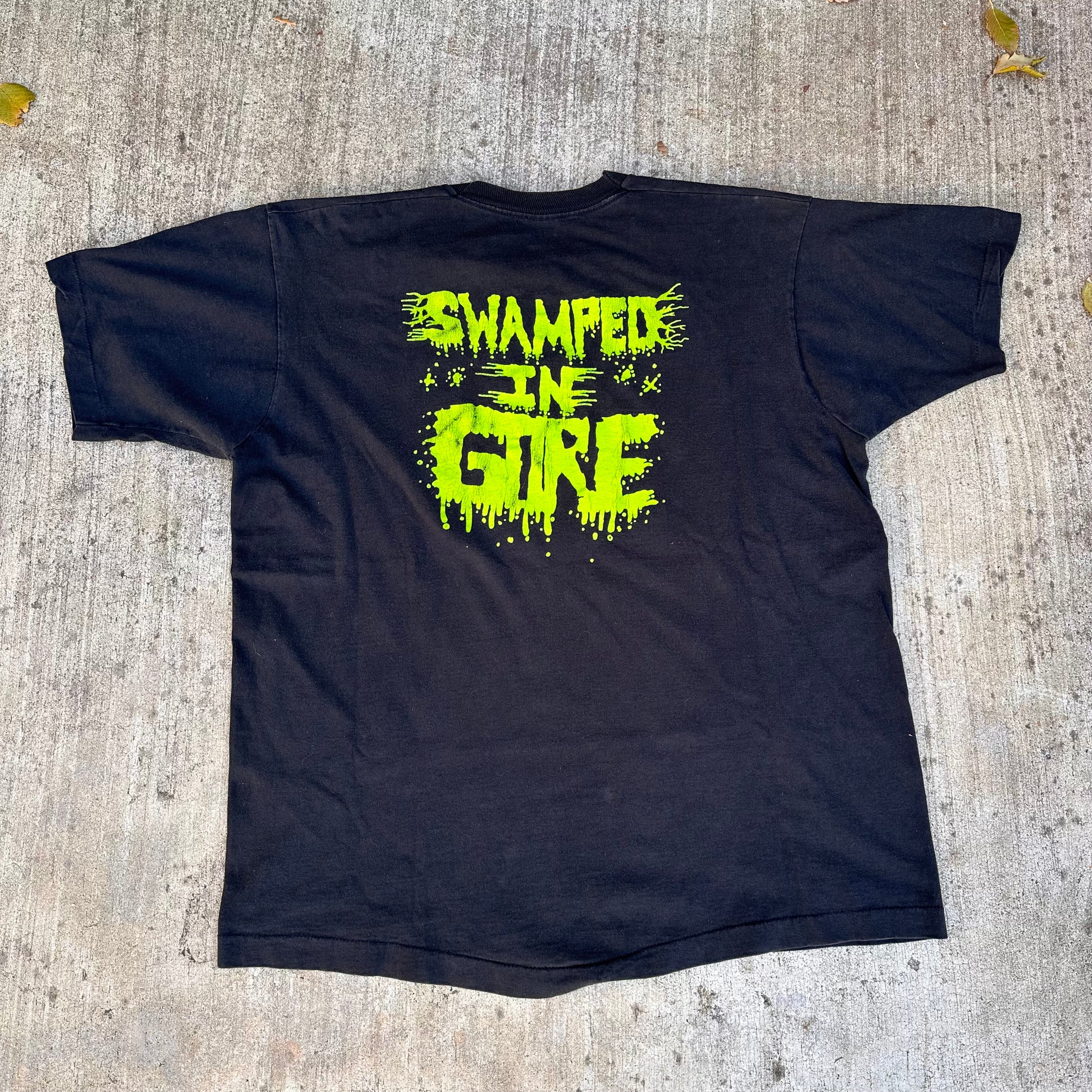 1991 Broken Hope “Swamped in Gore” Album T-Shirt XL – Little Chum
