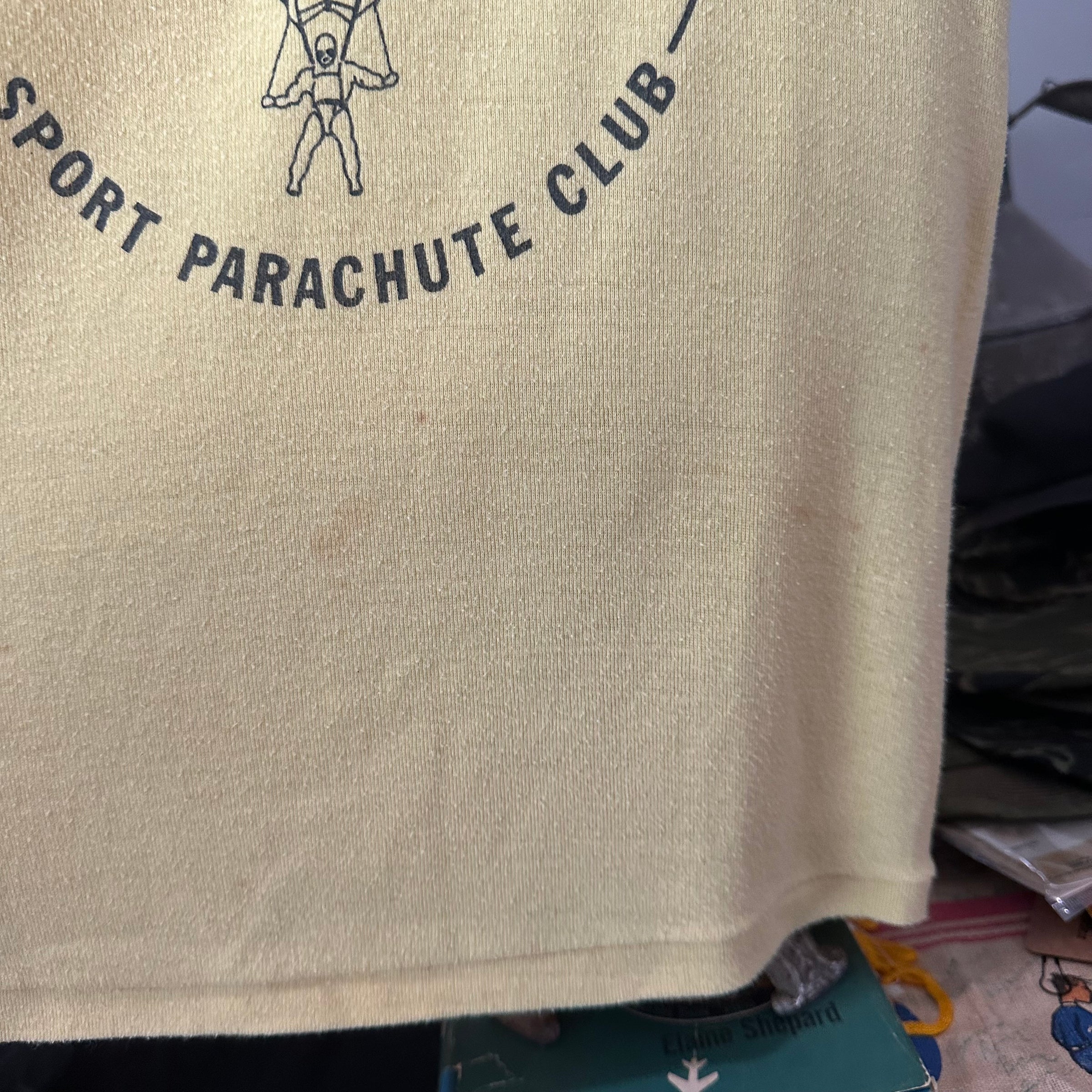 1970’s 10th Special Forces Trojan Parachute Club T-Shirt Small