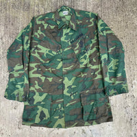 1960’s ERDL Camo Jungle Jacket Named to Marine Colonel Medium Long