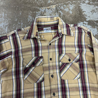 1970’s/80’s Five Brothers Plaid Cotton Flannel Shirt XL