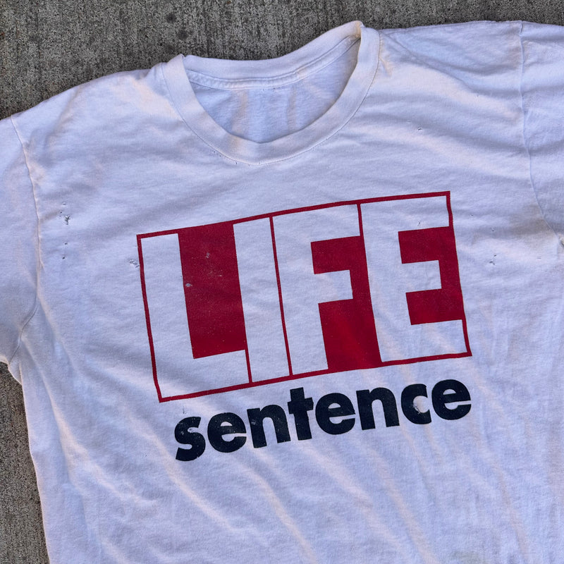 1980’s Life Sentence Band T-Shirt Large