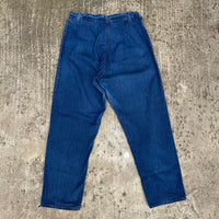 1950’s/60’s Western Girl Denim Side Zip Jeans 32” Waist