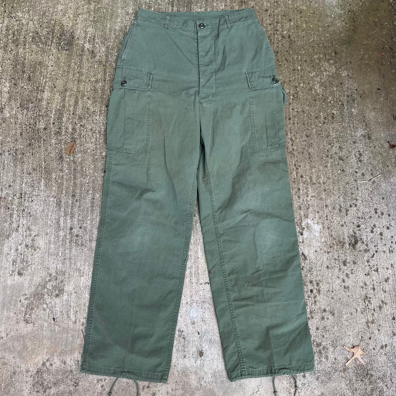 1960’s Vietnam War First Pattern Jungle Trousers Medium Long