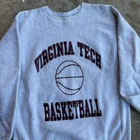 1990’s Virginia Tech Basketball Champion Reverse Weave Sweatshirt XL